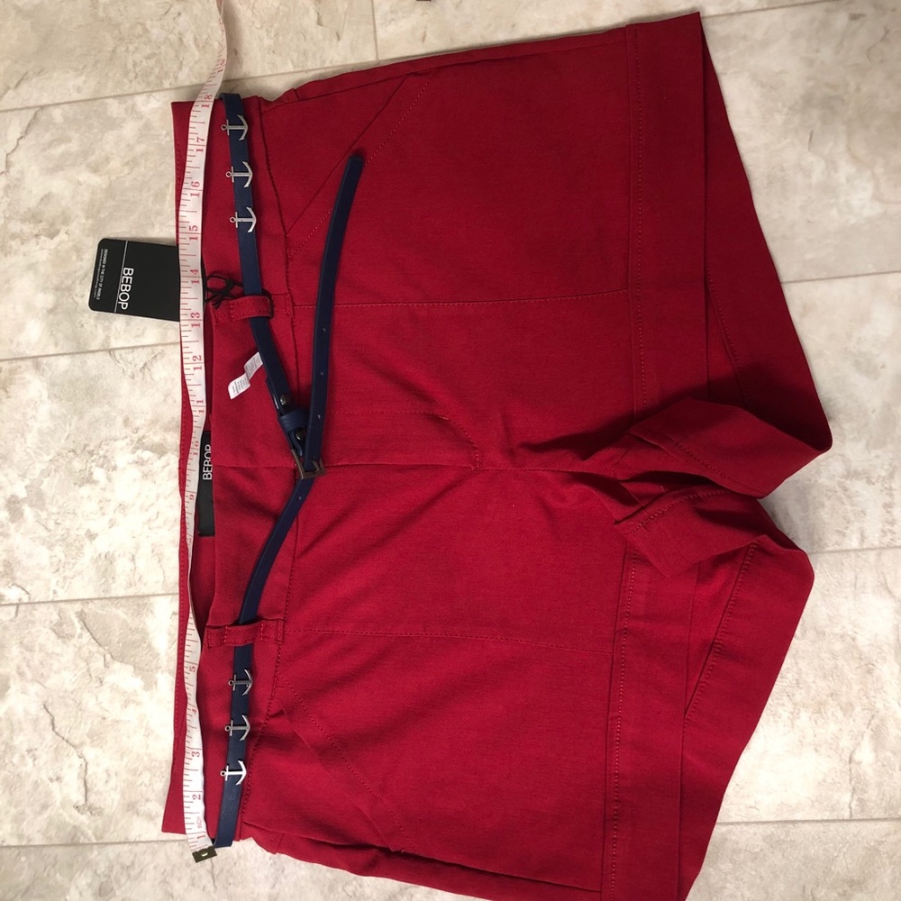 Red shorts